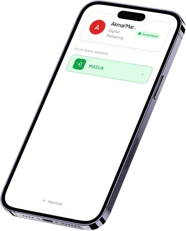 Tampilan pilihan jenis absensi pada aplikasi ABSENKOK